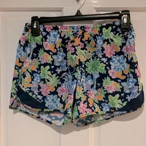 Lilly Pulitzer Disney Mickey and Minnie patterned shorts